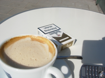 just before the real work will start