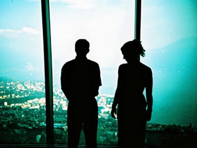 behind the window pane