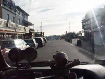 a sunny morning in Clacton.