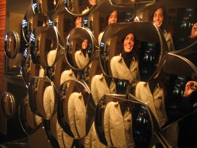 Reflected flakes of my identity