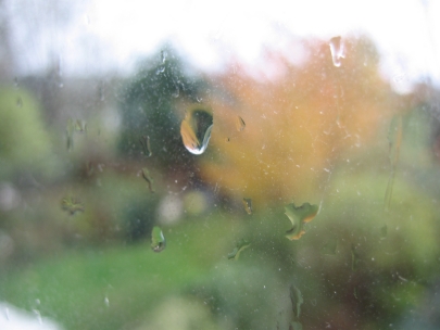la lluvia es una cosa que sin duda sucede en el pasado (JLB)