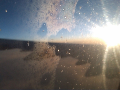 Enjoying the everlasting sunrise