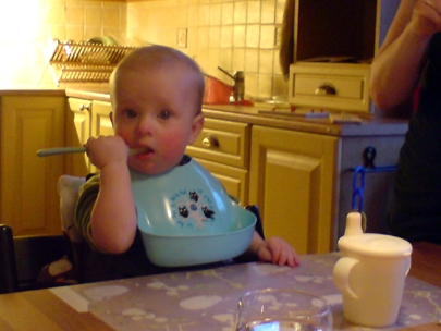 most of the time i scare him to tears