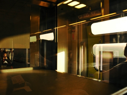 7 AM; solution is over land, 14 hours to go