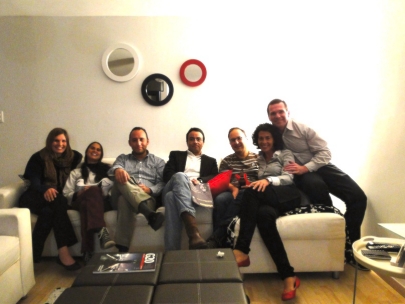 My new friends meet my new apartment