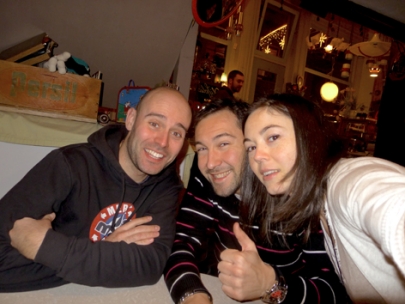 ce, colino y un fantasma! (me encant� veros!)