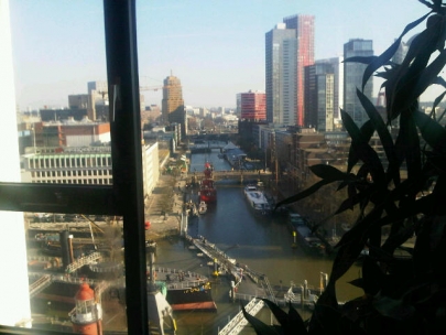 view from Lotje's lawfirm in Rotterdam