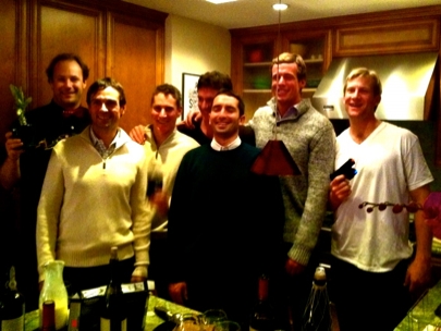 Progressive dinner - boys :)