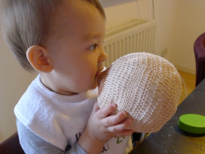 trying a new breast... not the same! but really well made... gracias mam� de dulce!