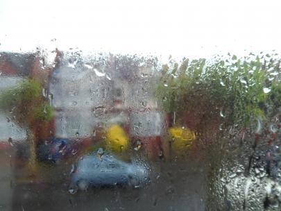 wet london summer, didn�t  even leave my house today
