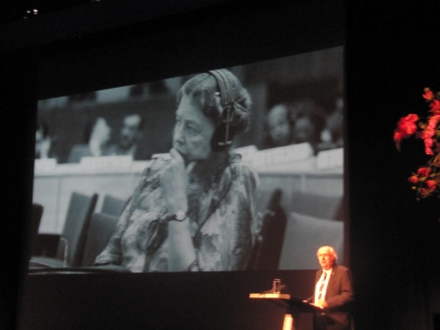 Ad van Liempt and Eleanor Roosevelt, at last a human rights institute in the Netherlands