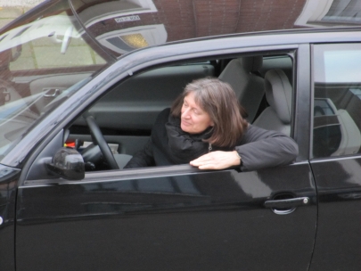 Monique after her webinstruction