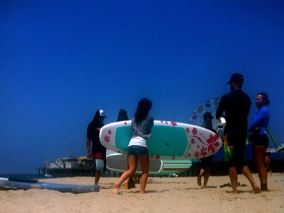 First time paddle boarding!!! 
