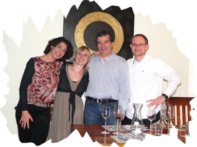 Danke Sch�n Melanie & Bjorn for a delicious dinner!