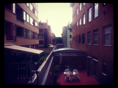 The view from the new office