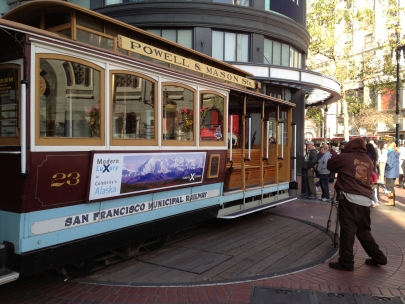 Finally, I found a cable car 