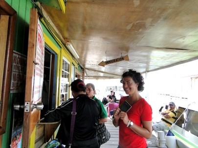 Cool immigration office by the water