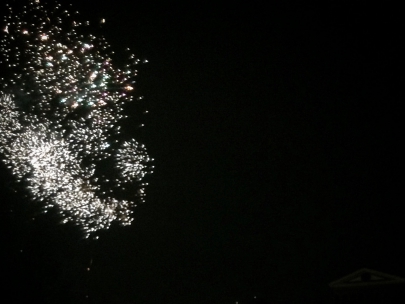 fireworks from our window