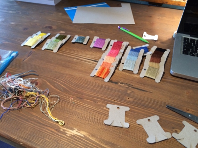 DIY thread organizers