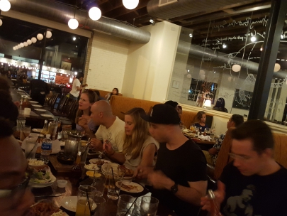 inhaling food our last night