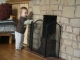 Check out the fire place...